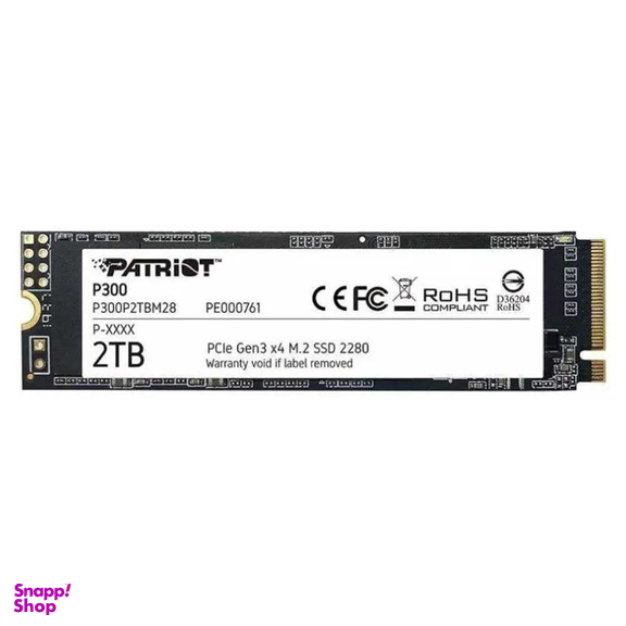 حافظه SSD پاتریوت مدل P300 M.2 2280 NVMe PCIe 2TB Gen3 x4