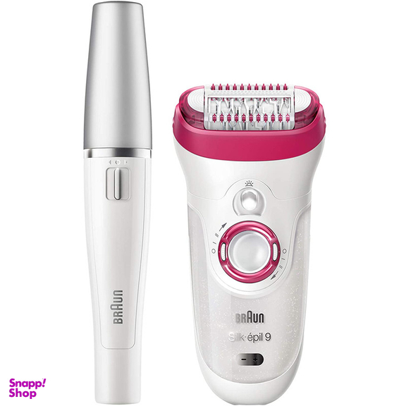 اپیلاتور براون مدل Silk Epil 9 کد 538-9 به همراه اپیلاتور لایه بردار براون کد 01