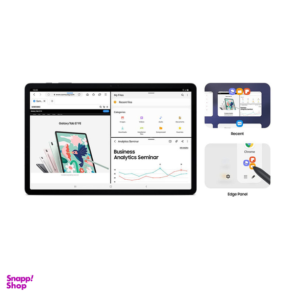 تبلت سامسونگ مدل Galaxy Tab S7 FE 5G SM-T736B ظرفیت 64 گیگابایت