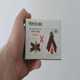 آتش زن چوب جامد فشرده کرویت کد 01 بسته 8 عددی