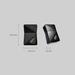 فلش مموری سیلیکون پاور مدل Jewel J08 USB3.1 ظرفیت 64 گیگابایت