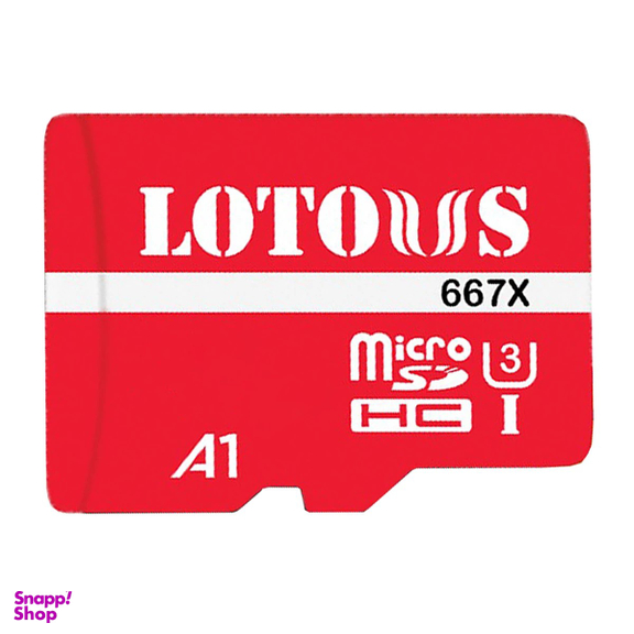 کارت حافظه‌ microSDXC لوتوس استاندارد U3 A1 مدل 667X ظرفیت 64 گیگابایت