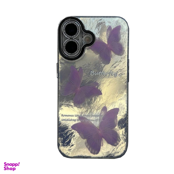 قاب گوشی موبایل مدل سه پروانه مناسب اپل iPhone 16