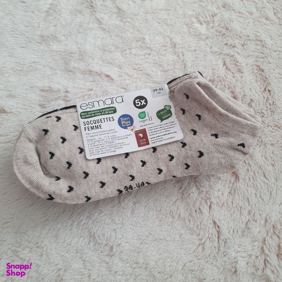 جوراب زنانه اسمارا کد Z-RA34 مجموعه 5 عددی