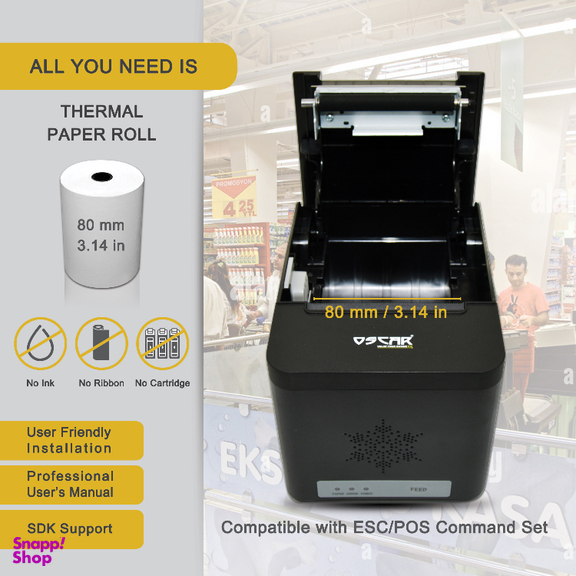 پرینتر حرارتی اسکار مدل POS88H