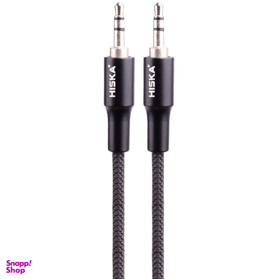 کابل صوتی AUX Jack 3.5mm هیسکا کد W35 طول 1.2 متر