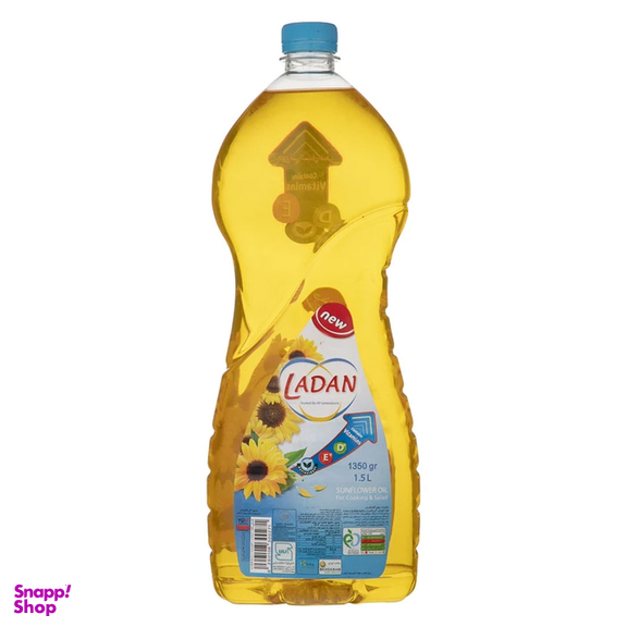 روغن مایع ویتامینه آفتابگردان لادن حجم 1500 میلی لیتر