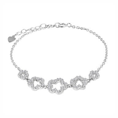 دستبند نقره زنانه اقلیمه کد DN457