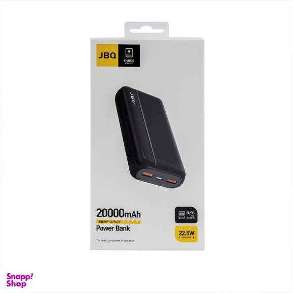 پاوربانک 22.5 وات جی بی کیو مدل PB-7720 ظرفیت 20000 میلی آمپر ساعت