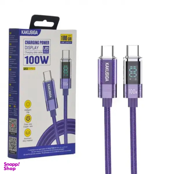 کابل Type-C کاکوسیگا کد 0167 طول 1.2 متر