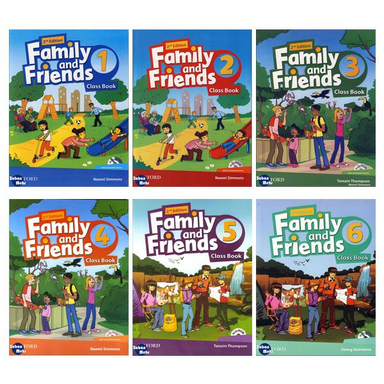 کتاب Family and Friends British Second Edition اثر جمعی از نویسندگان انتشارات زبان مهر 6 جلدی