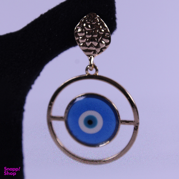 گوشواره زنانه آریا طرح چشم نظر