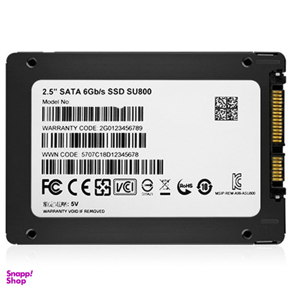 حافظه SSD ای دیتا مدل SU800 ظرفیت 512 گیگابایت