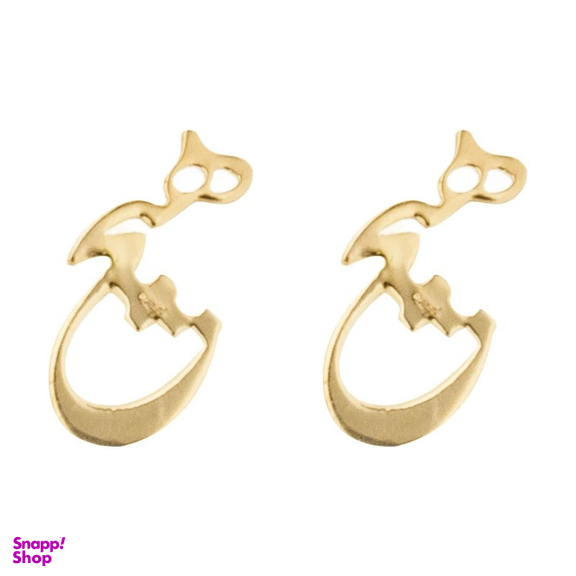 گوشواره میخی طلا 18 عیار زنانه وی وی گلد گالری مدل هیچ