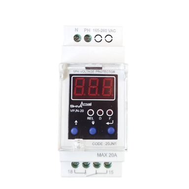 محافظ ولتاژ شیوا امواج مدل دیجیتالی VPJN-20 کد 20JN1 بسته 10 عددی