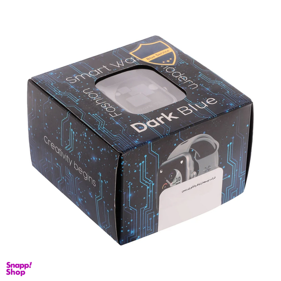 ساعت هوشمند 46 میلی متری دارک بلو مدل DB1 با بند سیلیکونی