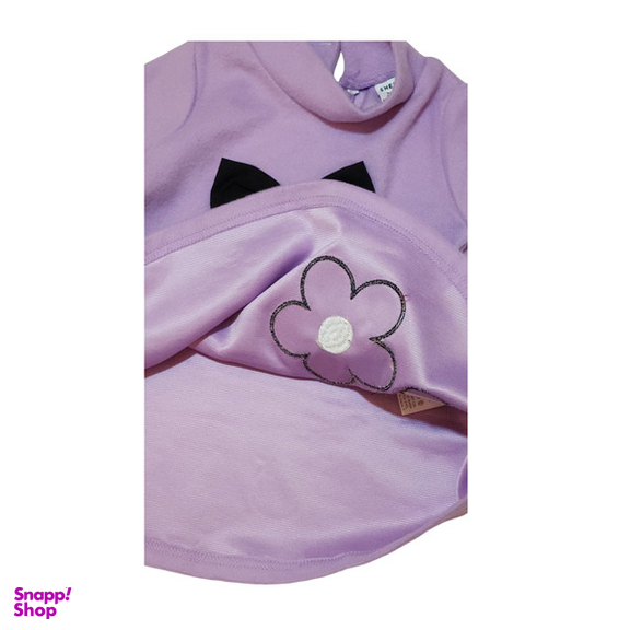 پیراهن نوزادی شین کد 5665 رنگ بنفش