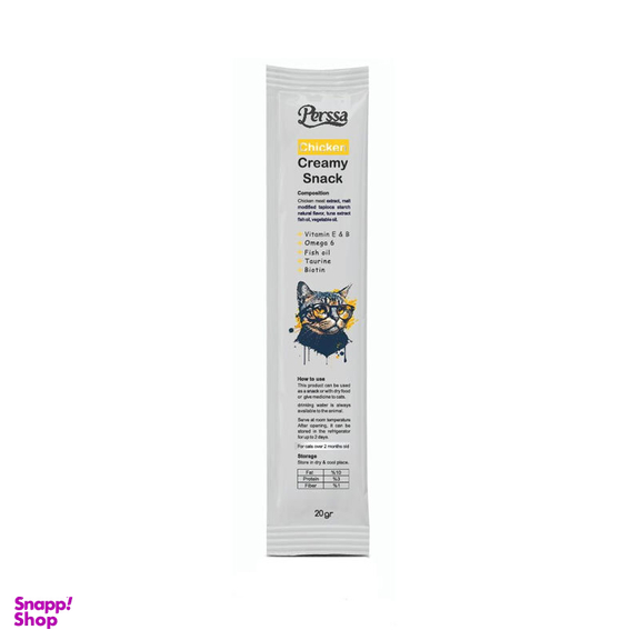 بستنی گربه پرسا مدل Mix وزن 20 گرم مجموعه 12 عددی