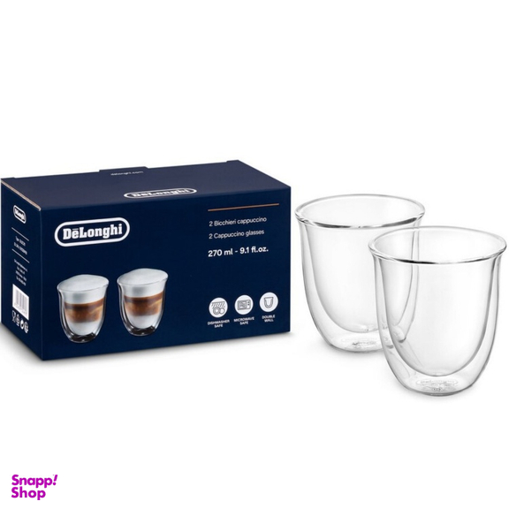 فنجان دوجداره دلونگی کد DLSC310 بسته 2 عددی