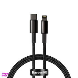 کابل دیتا 20 وات Lightning به Type-C بیسوس مدل Tungsten Gold طول 2 متر
