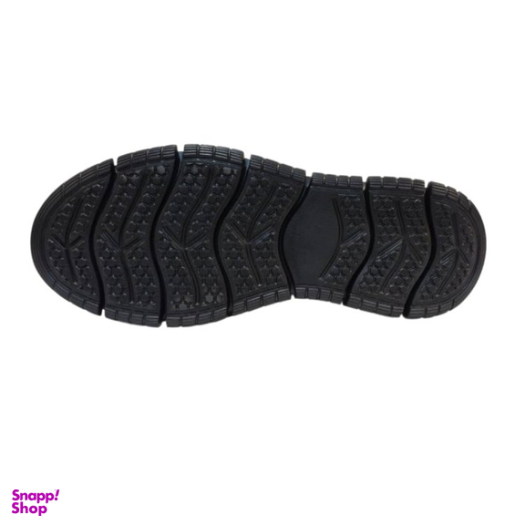 کفش طبی مردانه چرم ریباری مدل R77 رنگ مشکی