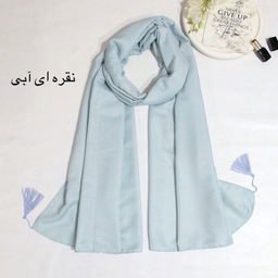 شال زنانه آنالیا مدل نخی ساده منگوله دار کد a-9610