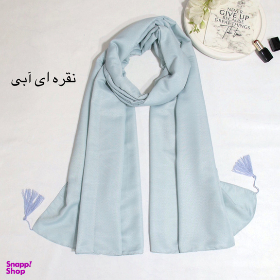 شال زنانه آنالیا مدل نخی ساده منگوله دار کد a-9610