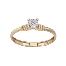 انگشتر طلا 18 عیار زنانه جواهری سون کد 3359