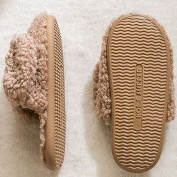 دمپایی حوله ای ال سی وایکیکی مدل استپ دار تدی