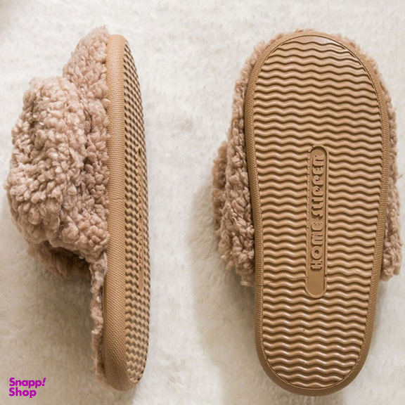 دمپایی حوله ای ال سی وایکیکی مدل استپ دار تدی