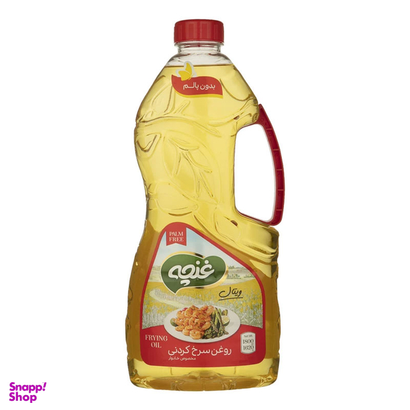 روغن سرخ کردنی بدون پالم غنچه حجم 1800 میلی لیتر