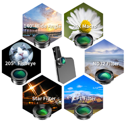 لنز کلیپسی موبایل گرین لاین مدل Lens Kit 6 in 1