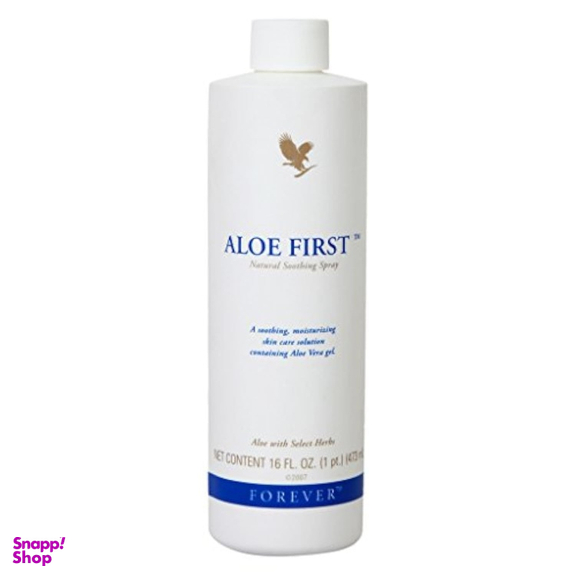اسپری ترمیم‌ کننده پوست فوراور لیوینگ پروداکتس مدل Aloe First حجم 473 میلی‌لیتر