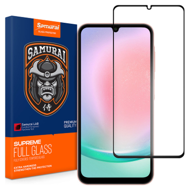 محافظ صفحه نمایش شیشه ای سامورایی مدل ovglass مناسب گوشی موبایل سامسونگ Galaxy A24 / A25 / M34