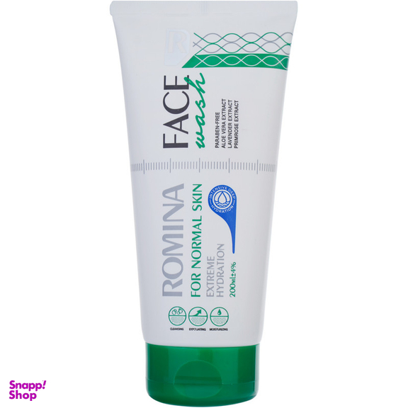 ژل شستشوی صورت رومینا مدل Extreme Hydration حجم 200 میلی لیتر