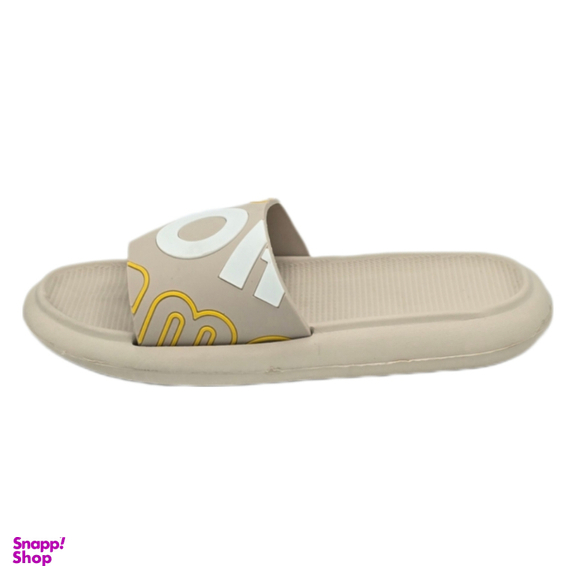 دمپایی مردانه زیتون مدل ام او کد 0616 رنگ کرم