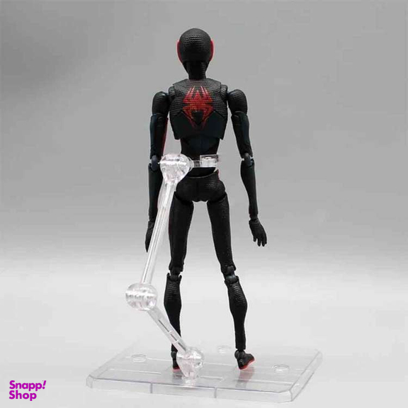 اکشن فیگور بندای مدل اسپایدرمن مایلز مورالس طرح Spiderman Miles Morales SHFiguarts