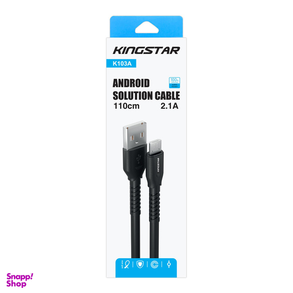کابل تبدیل USB به microUSB کینگ استار مدل K103A طول 1.1 متر