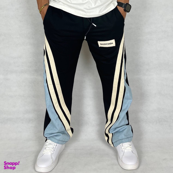 شلوار مردانه طرح بالنسیاگا مدل بگ کاستوم تکه دوزی