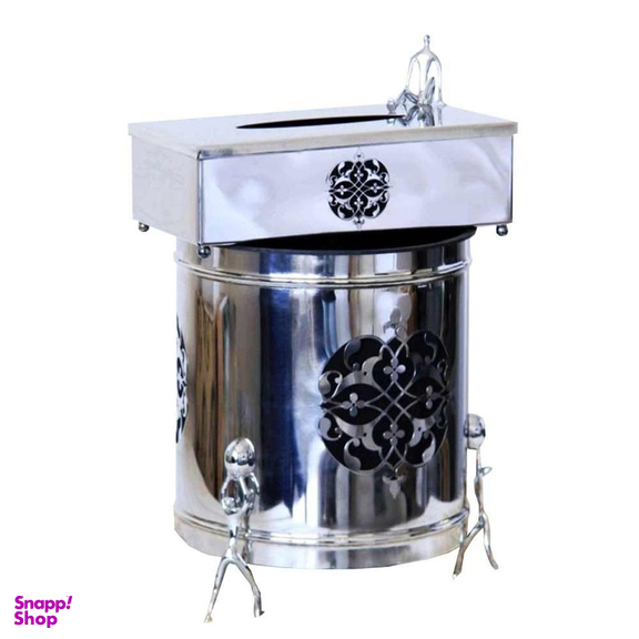 ست سطل زباله و دستمال کاغذی سالی نو کد 80015S