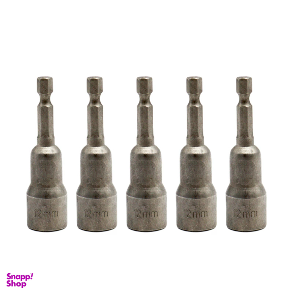 بکس سر دریلی مدل YP-MAGNETIC-12MM بسته 5 عددی