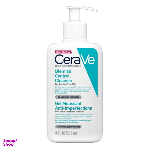 ژل شست و شو صورت سراوی مدل Blemish Control حجم 236 میلی لیتر