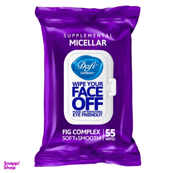 دستمال مرطوب دافی مدل Micellar بسته 55 عددی