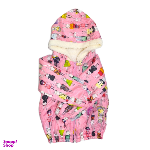 کاپشن دخترانه طرح عروسکی کد 125