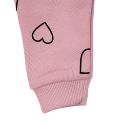 ست سویشرت آستین بلند و شلوار دخترانه فیورلا مدل قلب کد 35520