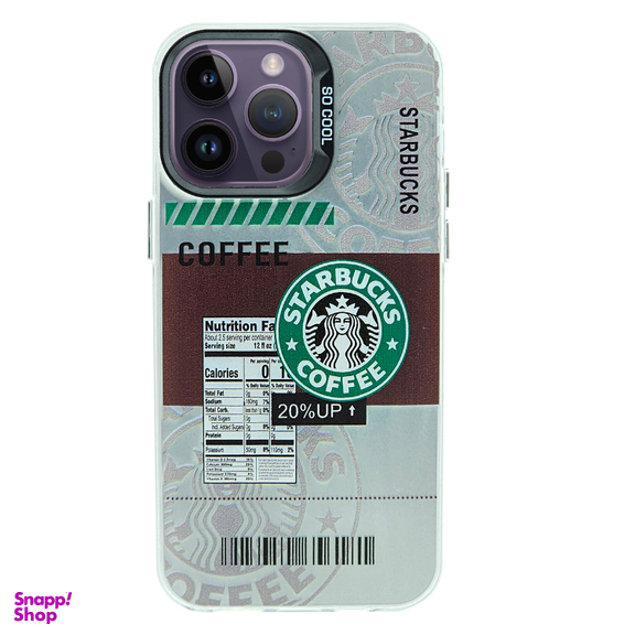کاور موبایل طرح دار مدل استارباکس مناسب اپل iPhone 14 Pro Max