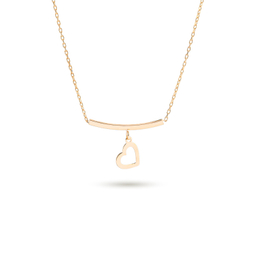 گردنبند طلا 18 عیار زنانه میلی گالری متصل طرح طوق کد MT1303