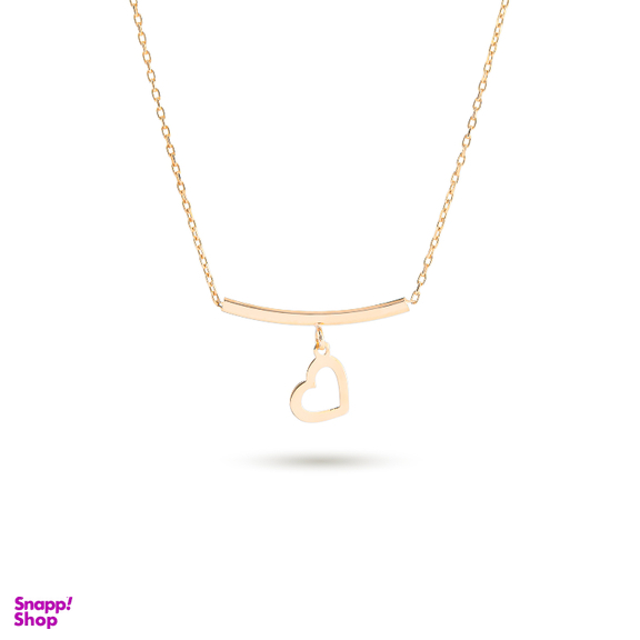 گردنبند طلا 18 عیار زنانه میلی گالری متصل طرح طوق کد MT1303