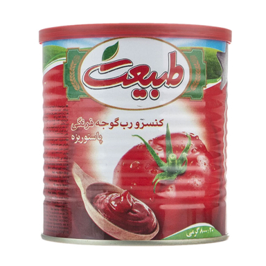 کنسرو رب گوجه فرنگی طبیعت مقدار 800 گرم