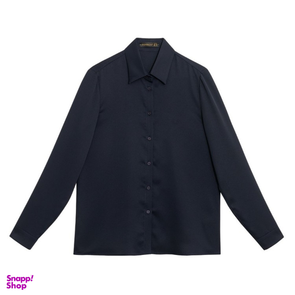 شومیز آستین بلند زنانه برنس مدل 30104 رنگ سرمه ای